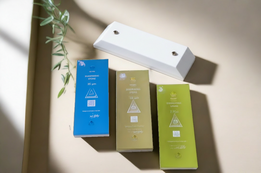 3-Sharpening Stone Set with Nano Stage
