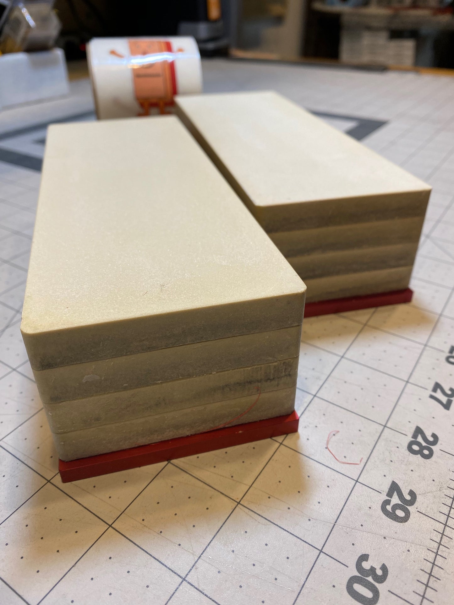 4 layered 70 micron (200 grit range) Sharpening Stone