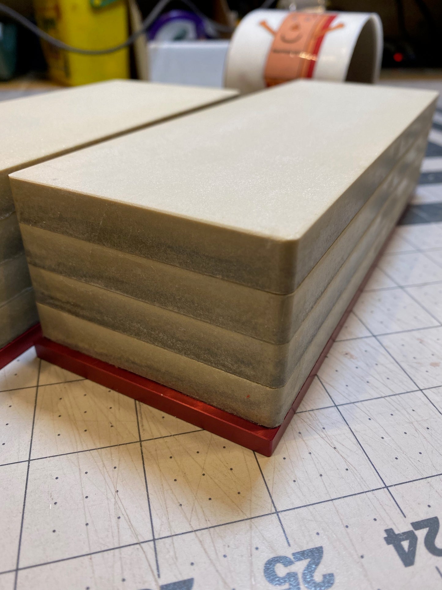 4 layered 70 micron (200 grit range) Sharpening Stone